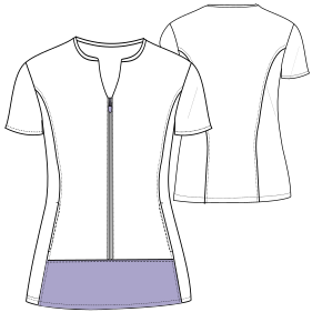 Fashion sewing patterns for UNIFORMS Shirts